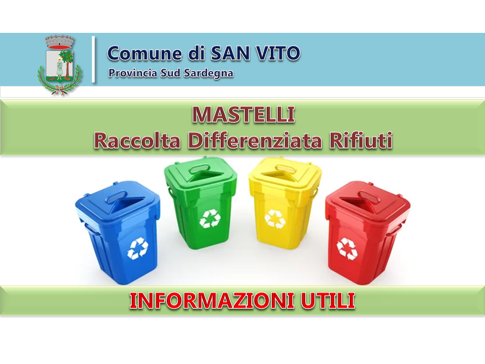 Mastelli Rifiuti - Informazioni utili