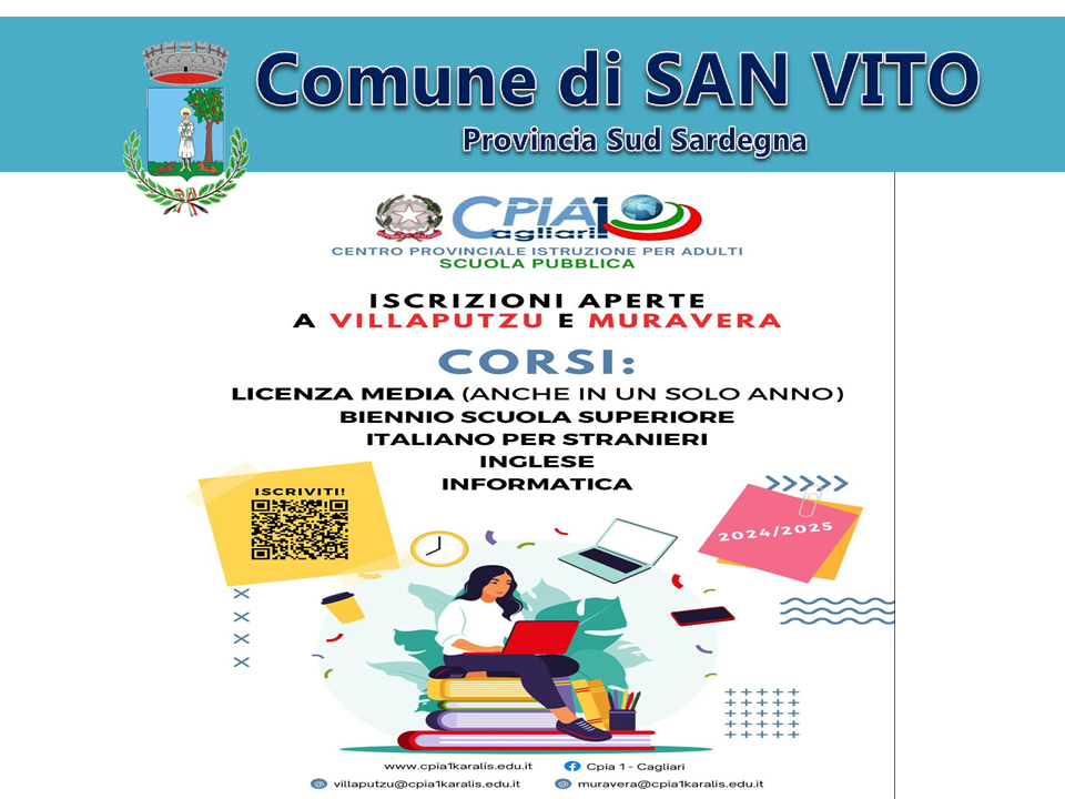 Corsi gratuiti CPIA anno scolastico 2024-2025