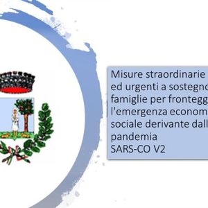 Approvazione 1°elenco definitivo degli ammessi e degli esclusi alle Misure straordinarie e urgenti a sostegno delle famiglie per l'emergenza SARS-CO V2 e liquidazione indennità.