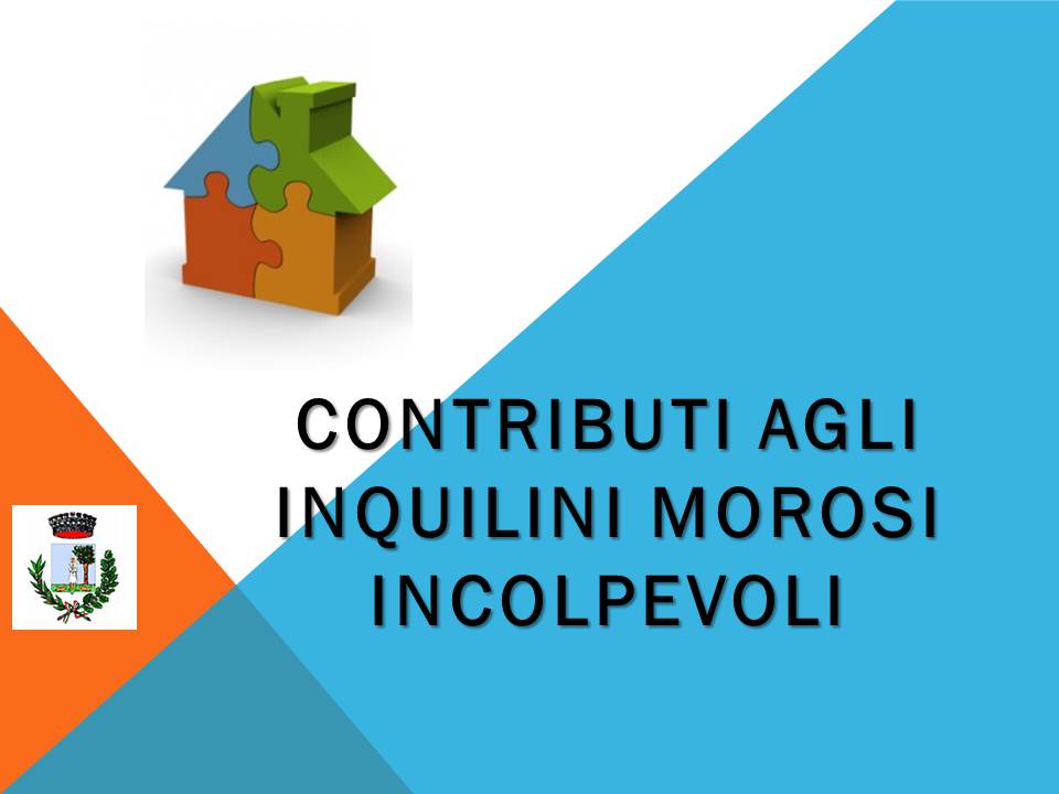 D.L. n. 102/2013, convertito nella L. n. 124/2013 Contributi agli inquilini morosi incolpevoli.